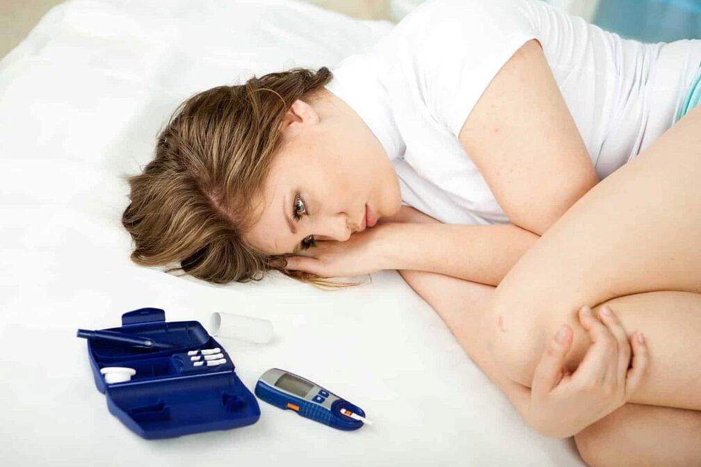 Diabetes can cause low blood sugar, along with severe weakness